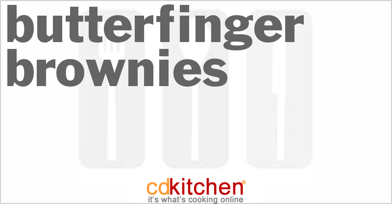 Butterfinger Brownies - CDKitchen.com