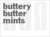 recipe for buttery butter mints
