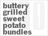 recipe for buttery grilled sweet potato bundles