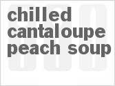 recipe for chilled cantaloupe-peach soup