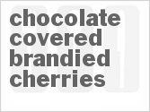 recipe for chocolate covered brandied cherries