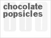 recipe for chocolate popsicles