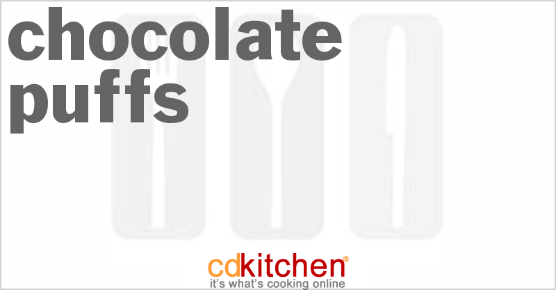 Chocolate Puffs - CDKitchen.com