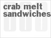recipe for crab melt sandwiches