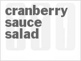 recipe for cranberry sauce salad