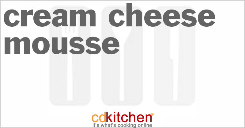 Cream Cheese Mousse - CDKitchen.com