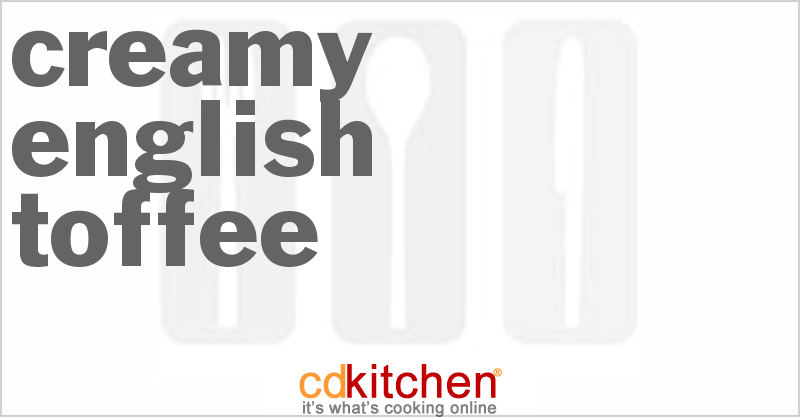 Creamy English Toffee - CDKitchen.com