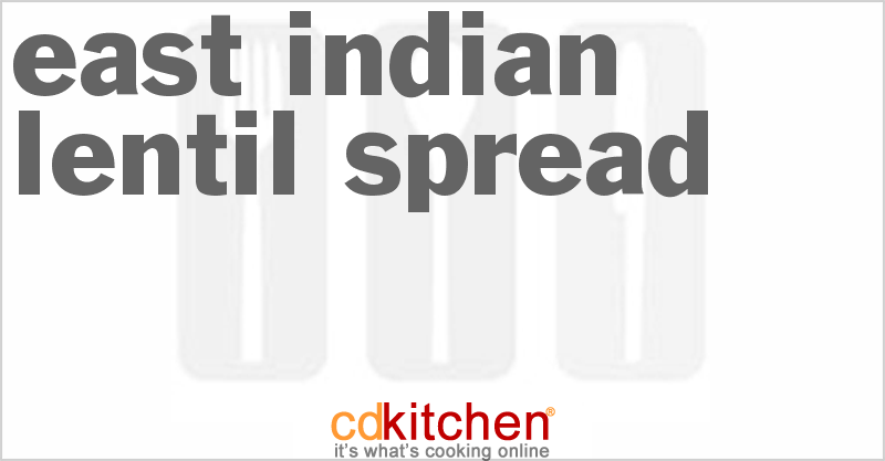 East Indian Lentil Spread - CDKitchen.com