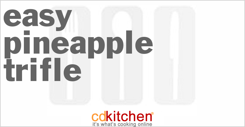 Easy Pineapple Trifle - CDKitchen.com