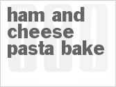 recipe for ham and cheese pasta bake