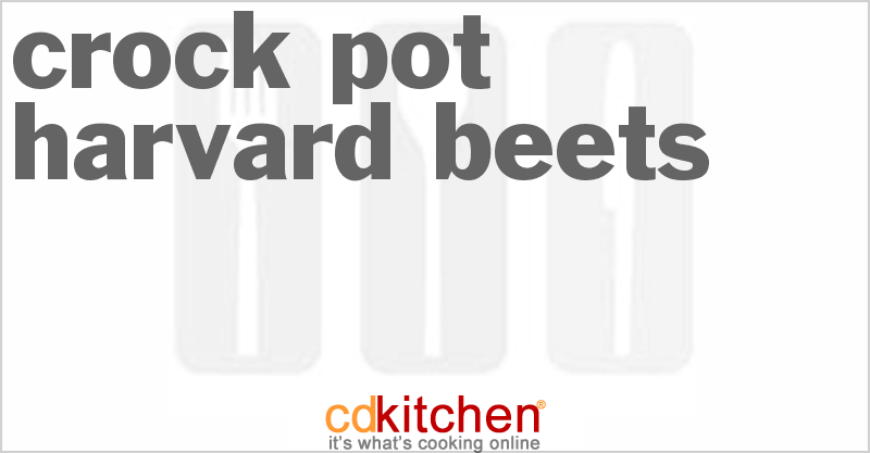 Harvard Beets - CDKitchen.com