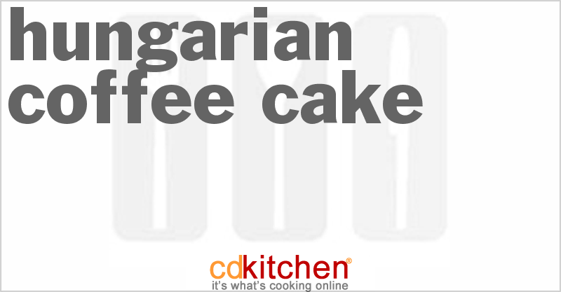 Hungarian Coffee Cake - CDKitchen.com