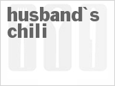 recipe for husband's chili
