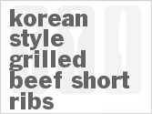recipe for korean-style grilled beef short ribs