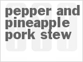 recipe for slow cooker pepper and pineapple pork stew