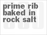 recipe for prime rib baked in rock salt