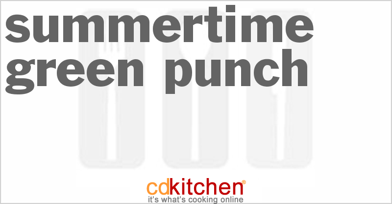 Summertime Green Punch - CDKitchen.com