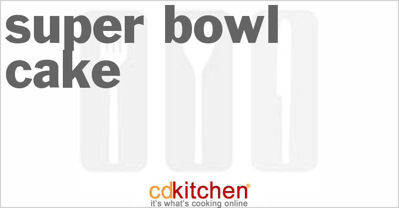 Super Bowl Cake - CDKitchen.com