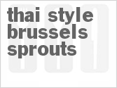 recipe for thai-style brussels sprouts