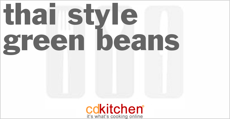 Thai-Style Green Beans - CDKitchen.com