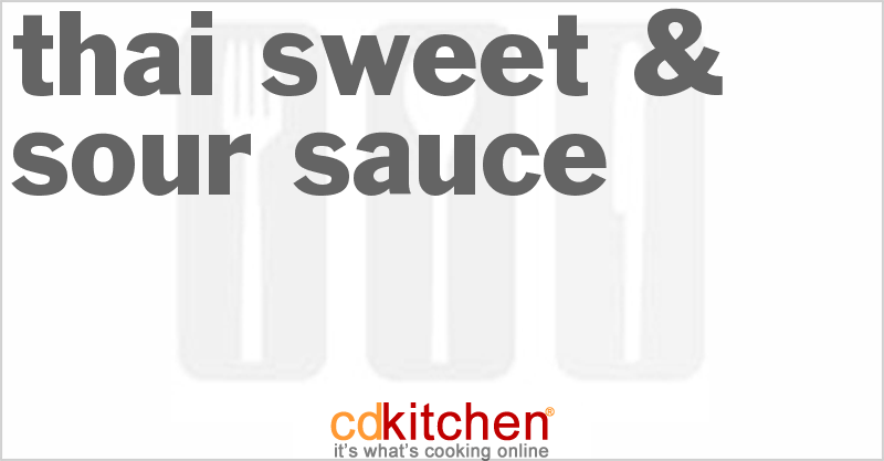 Thai Sweet & Sour Sauce - CDKitchen.com