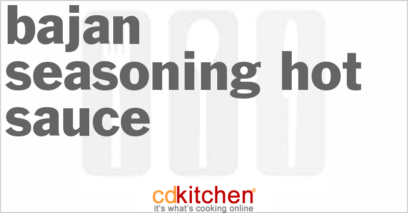 Bajan Seasoning Hot Sauce - CDKitchen.com