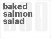 recipe for baked salmon salad