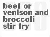 recipe for beef and broccoli stir-fry
