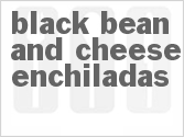 recipe for black bean and cheese enchiladas