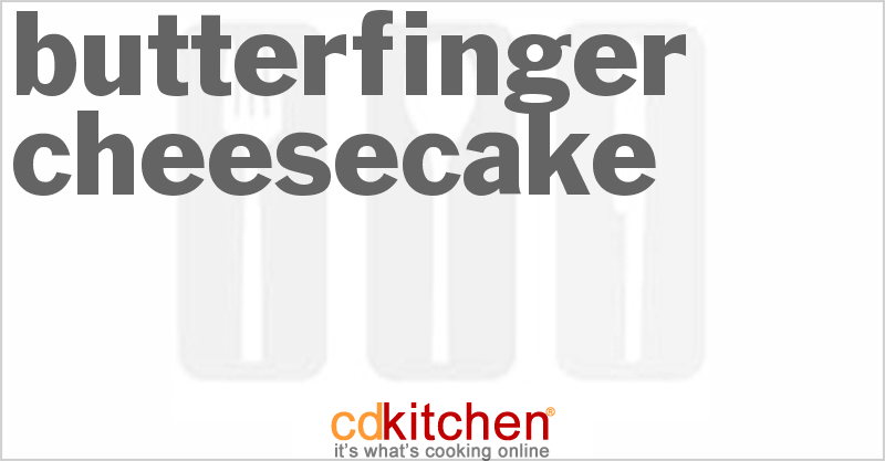 Butterfinger Cheesecake - CDKitchen.com