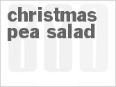 recipe for christmas pea salad