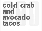 recipe for cold crab and avocado tacos