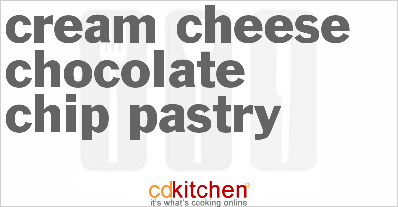 Cream Cheese Chocolate Chip Pastry - CDKitchen.com
