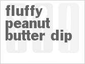 recipe for fluffy peanut butter dip