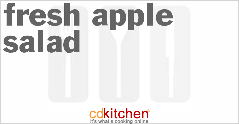 Fresh Apple Salad - CDKitchen.com