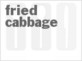 recipe for fried cabbage