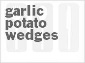 recipe for garlic potato wedges