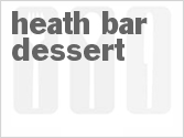 recipe for heath bar dessert