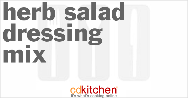 Herb Salad Dressing Mix - CDKitchen.com