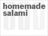 recipe for homemade salami