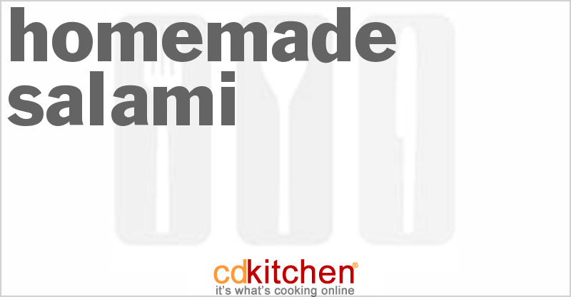 Homemade Salami - CDKitchen.com