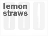 recipe for lemon straws