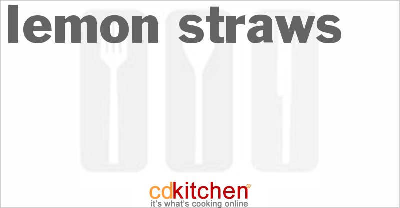 Lemon Straws - CDKitchen.com