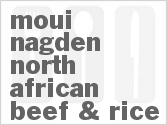 recipe for moui nagden - north african beef & rice