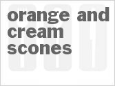 recipe for orange and cream scones