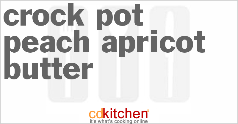 Peach-Apricot Butter - CDKitchen.com