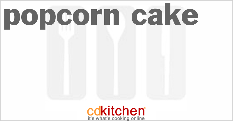 Gumdrop Popcorn Cake - CDKitchen.com