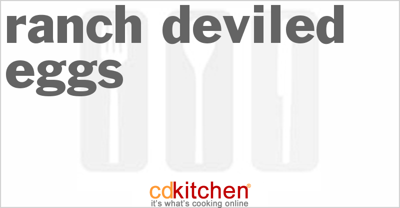 Ranch Deviled Eggs - CDKitchen.com