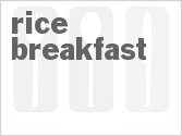recipe for rice breakfast
