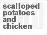 recipe for scalloped potatoes and chicken